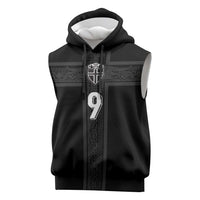 Custom Norway Football Sleeveless Hoodie Cross Nordic Knot Pattern
