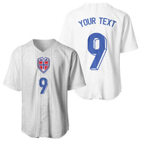 Custom Norway Football Baseball Jersey Nordic Knot Pattern