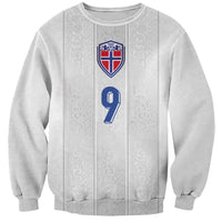 Custom Norway Football Sweatshirt Nordic Knot Pattern