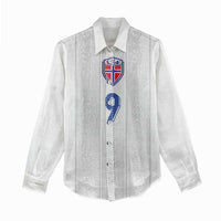 Custom Norway Football Women Casual Shirt Nordic Knot Pattern