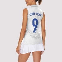 Custom Norway Football Women Sleeveless Polo Shirt Nordic Knot Pattern