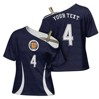 Custom Scotland Football Cross Shoulder Shirt Glory 2026