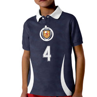 Custom Scotland Football Kid Polo Shirt Glory 2026