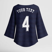 Custom Scotland Football Kimono Sleeve Blouse Glory 2026