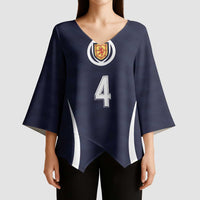 Custom Scotland Football Kimono Sleeve Blouse Glory 2026