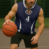Custom Scotland Football Sleeveless Zip Hoodie Glory 2026