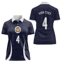 Custom Scotland Football Women Polo Shirt Glory 2026