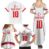 Turkey Football 2024 Go Champion Family Matching Summer Maxi Dress and Hawaiian Shirt - Wonder Print Shop