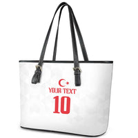 Turkey Football 2024 Go Champion Leather Tote Bag - Wonder Print Shop