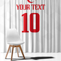 Turkey Football 2024 Go Champion Window Curtain - Wonder Print Shop