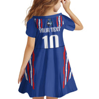 France Football 2024 Go Champion Kid Short Sleeve Dress - Wonder Print Shop