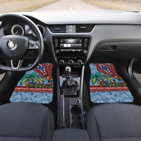 Afro-Caribbean Car Mats African Dashiki Style with Caribbean Music with Blue Iguanas - Wonder Print Shop