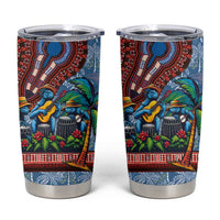 Afro-Caribbean Tumbler Cup African Dashiki Style with Caribbean Music with Blue Iguanas - Wonder Print Shop