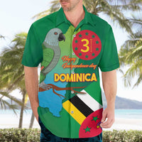 Dominica Independence Day Hawaiian Shirt Imperial Amazon With National Flag and Map - Wonder Print Shop