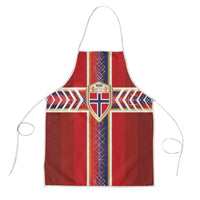 Norway National Football Apron Vikings Heritage Sporty Style - Wonder Print Shop