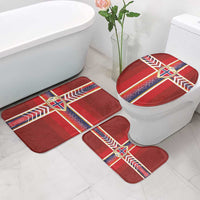 Norway National Football Bathroom Set Vikings Heritage Sporty Style - Wonder Print Shop