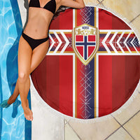 Norway National Football Beach Blanket Vikings Heritage Sporty Style - Wonder Print Shop