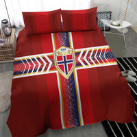 Norway National Football Bedding Set Vikings Heritage Sporty Style - Wonder Print Shop