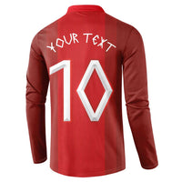 Custom Norway National Football Button Sweatshirt Vikings Heritage Sporty Style - Wonder Print Shop