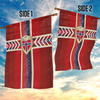 Norway National Football Garden Flag Vikings Heritage Sporty Style - Wonder Print Shop