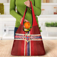 Norway National Football Grocery Bag Vikings Heritage Sporty Style - Wonder Print Shop