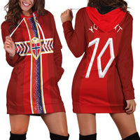 Custom Norway National Football Hoodie Dress Vikings Heritage Sporty Style - Wonder Print Shop