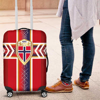 Norway National Football Luggage Cover Vikings Heritage Sporty Style - Wonder Print Shop