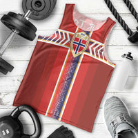Custom Norway National Football Men Tank Top Vikings Heritage Sporty Style - Wonder Print Shop