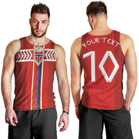 Custom Norway National Football Men Tank Top Vikings Heritage Sporty Style - Wonder Print Shop