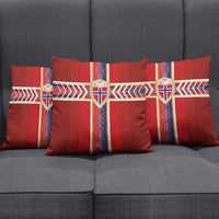 Norway National Football Pillow Cover Vikings Heritage Sporty Style - Wonder Print Shop