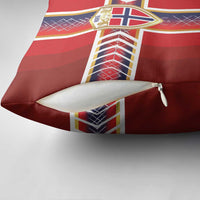 Norway National Football Pillow Cover Vikings Heritage Sporty Style - Wonder Print Shop