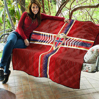 Norway National Football Quilt Vikings Heritage Sporty Style - Wonder Print Shop