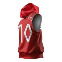 Custom Norway National Football Sleeveless Hoodie Vikings Heritage Sporty Style - Wonder Print Shop