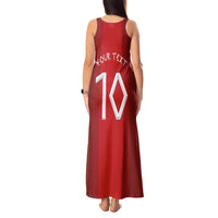 Custom Norway National Football Tank Maxi Dress Vikings Heritage Sporty Style - Wonder Print Shop