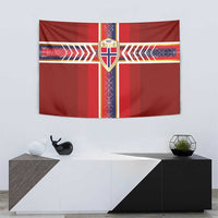 Norway National Football Tapestry Vikings Heritage Sporty Style - Wonder Print Shop