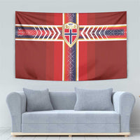 Norway National Football Tapestry Vikings Heritage Sporty Style - Wonder Print Shop