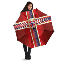 Norway National Football Umbrella Vikings Heritage Sporty Style - Wonder Print Shop