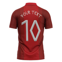 Custom Norway National Football Zipper Polo Shirt Vikings Heritage Sporty Style - Wonder Print Shop