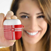 Denmark National Football AirPods Case The Red and Whites Sporty Style - Wonder Print Shop