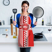 Denmark National Football Apron The Red and Whites Sporty Style - Wonder Print Shop