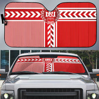 Denmark National Football Auto Sun Shade The Red and Whites Sporty Style - Wonder Print Shop