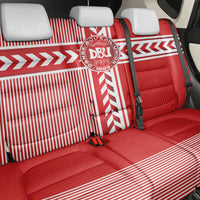 Denmark National Football Back Car Seat Cover The Red and Whites Sporty Style - Wonder Print Shop