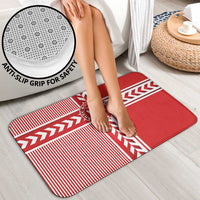 Denmark National Football Bathroom Set The Red and Whites Sporty Style - Wonder Print Shop