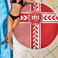 Denmark National Football Beach Blanket The Red and Whites Sporty Style - Wonder Print Shop