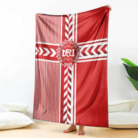 Denmark National Football Blanket The Red and Whites Sporty Style - Wonder Print Shop
