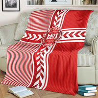 Denmark National Football Blanket The Red and Whites Sporty Style - Wonder Print Shop