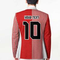 Custom Denmark National Football Blazer The Red and Whites Sporty Style - Wonder Print Shop