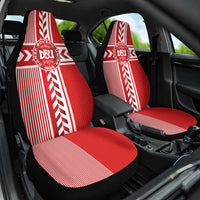 Denmark National Football Car Seat Cover The Red and Whites Sporty Style - Wonder Print Shop