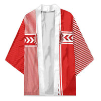 Custom Denmark National Football Kimono The Red and Whites Sporty Style - Wonder Print Shop