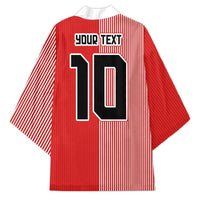 Custom Denmark National Football Kimono The Red and Whites Sporty Style - Wonder Print Shop